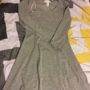 Grey knee length dress